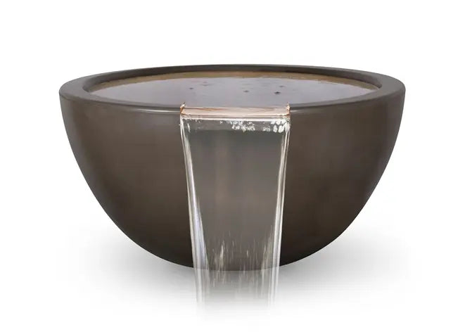 The Outdoor Plus Luna GFRC Concrete Round Water Bowl