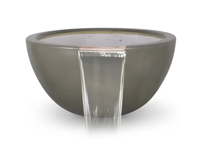 The Outdoor Plus Luna GFRC Concrete Round Water Bowl
