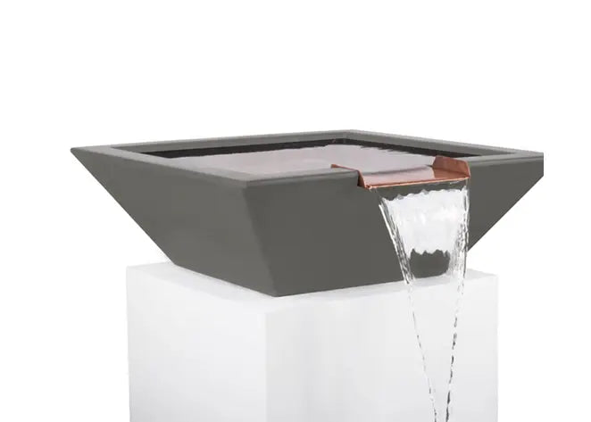 The Outdoor Plus Maya Concrete Water Bowl + Free Cover The Outdoor Plus