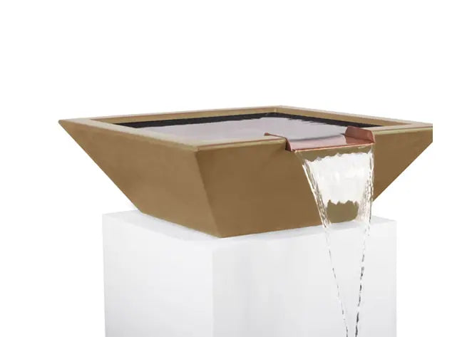 The Outdoor Plus Maya Concrete Water Bowl + Free Cover The Outdoor Plus