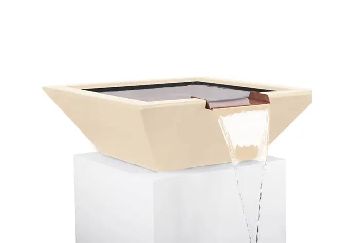 The Outdoor Plus Maya Concrete Water Bowl + Free Cover The Outdoor Plus