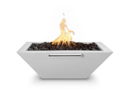 The Outdoor Plus Maya Powder Coat Square Gas Fire & Water Bowl – Liquid Propane