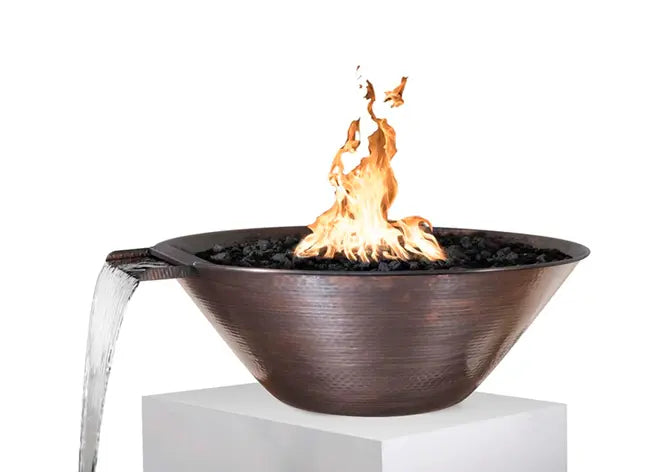 The Outdoor Plus Remi Copper Fire & Water Bowl + Free Cover The Outdoor Plus