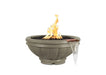 The Outdoor Plus Roma GFRC Concrete Round Gas Fire & Water Bowl – Liquid Propane