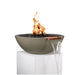 The Outdoor Plus Sedona GFRC Concrete Round Gas Fire & Water Bowl – Liquid Propane