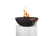 The Outdoor Plus Sedona GFRC Concrete Round Gas Fire & Water Bowl – Liquid Propane