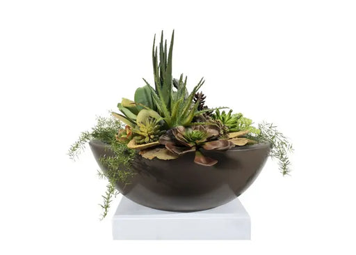The Outdoor Plus Sedona GFRC Concrete Round Planter Bowl
