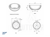 The Outdoor Plus Sedona GFRC Concrete Round Planter Bowl