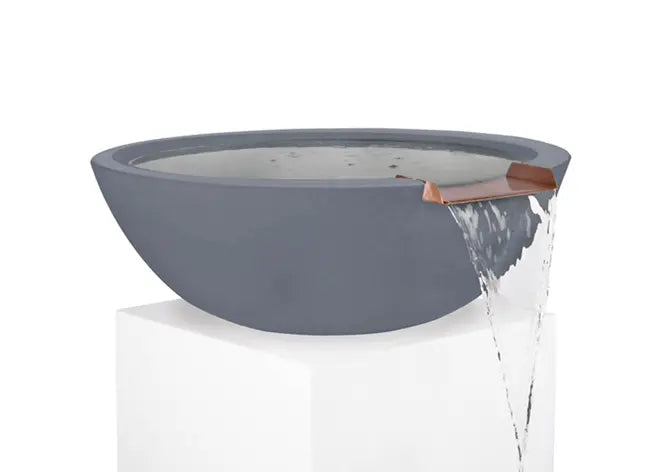 The Outdoor Plus Sedona Concrete Water Bowl + Free Cover The Outdoor Plus