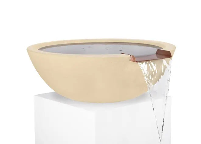 The Outdoor Plus Sedona Concrete Water Bowl + Free Cover The Outdoor Plus