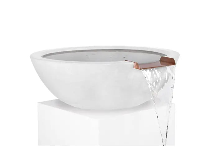The Outdoor Plus Sedona Concrete Water Bowl + Free Cover The Outdoor Plus