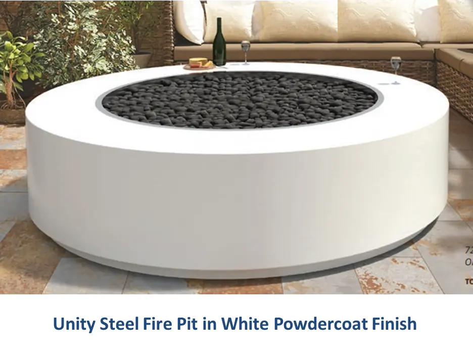 The Outdoor Plus Unity Steel Fire Pit - 24" Tall + Free Cover The Outdoor Plus