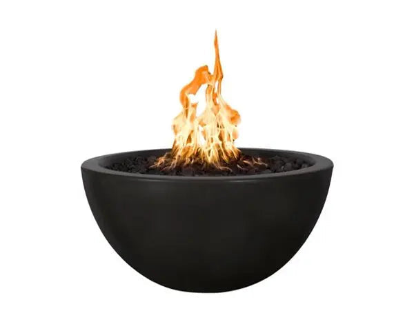 The Outdoor Plus Luna 30" GFRC Concrete Fire Pit The Outdoor Plus