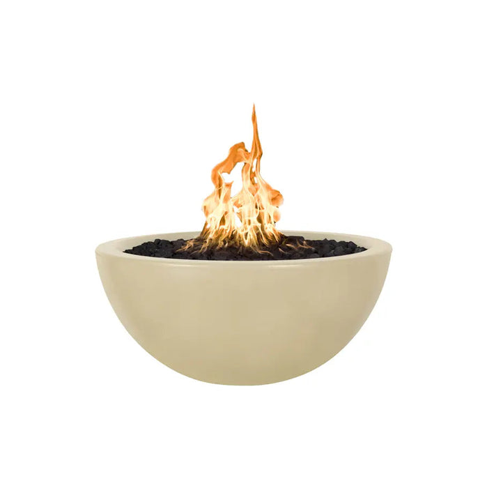 The Outdoor Plus Luna 30" GFRC Concrete Fire Pit The Outdoor Plus