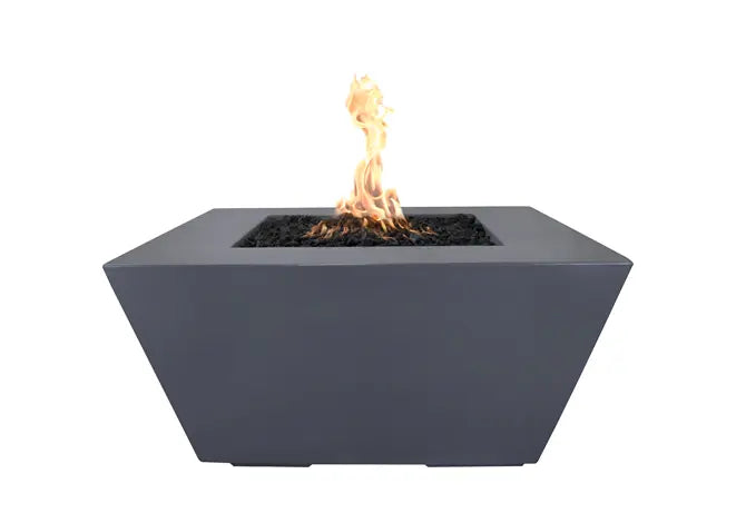 The Outdoor Plus Redan 36" Square GFRC Concrete Fire Pit The Outdoor Plus