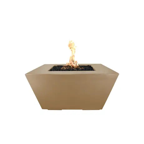 The Outdoor Plus Redan 36" Square GFRC Concrete Fire Pit The Outdoor Plus