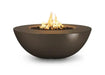 The Outdoor Plus Sedona 48" GFRC Concrete Fire Pit - Wide Ledge The Outdoor Plus