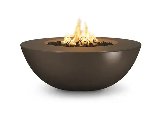 The Outdoor Plus Sedona 48" GFRC Concrete Fire Pit - Wide Ledge The Outdoor Plus