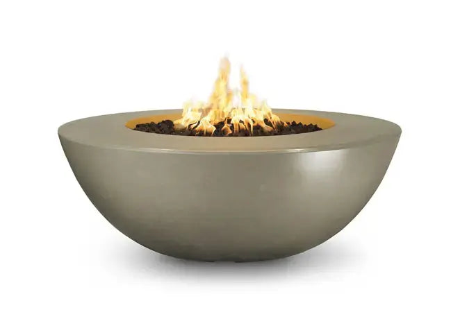 The Outdoor Plus Sedona 48" GFRC Concrete Fire Pit - Wide Ledge The Outdoor Plus