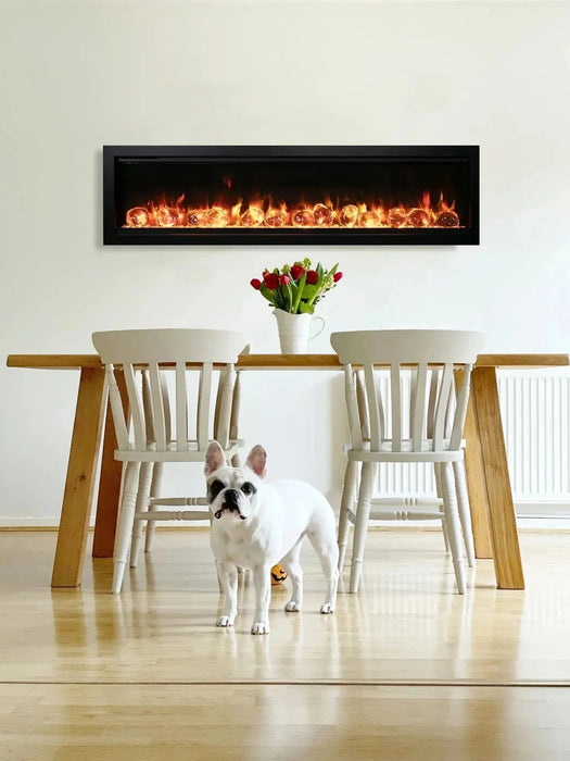 Amantii Symmetry Bespoke Indoor/Outdoor Electric Fireplace Amantii