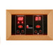Maxxus 3 Person Corner Infrared Sauna Golden Design Saunas