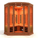 Maxxus 3 Person Corner Infrared Sauna Golden Design Saunas