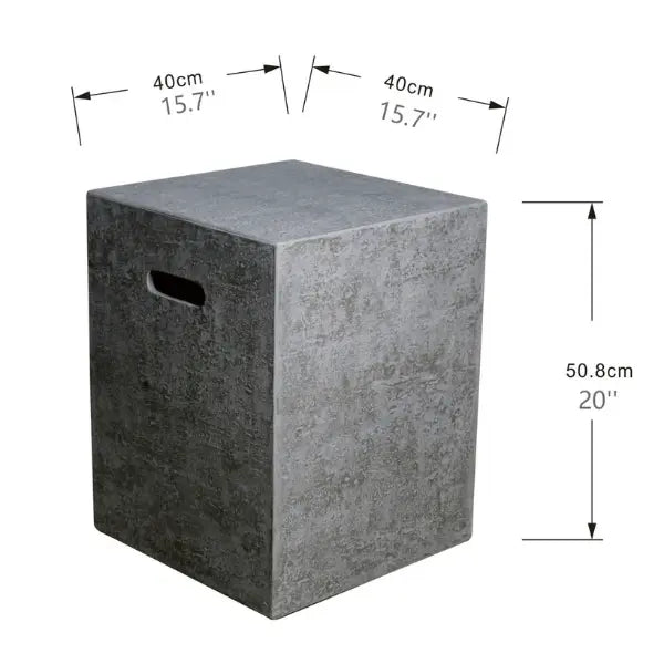 Elementi Square Propane Tank Cover For Metropolis, Hampton And Manhattan Elementi