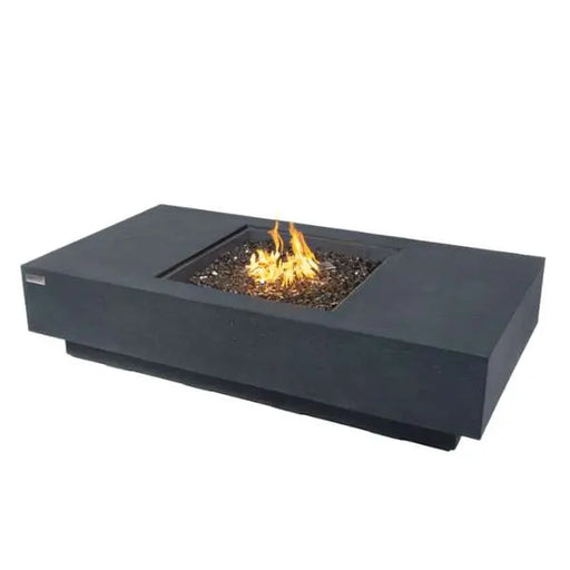 Elementi Plus Cannes 60" Fire Table - Dark Gray Elementi Plus