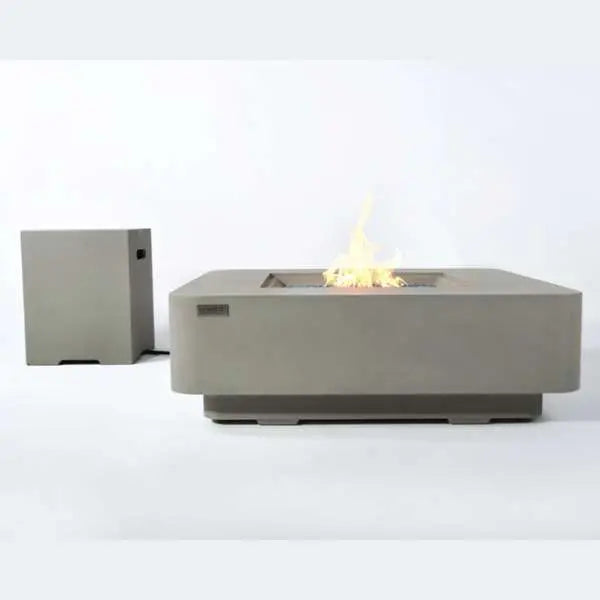 Elementi Plus Lucerne 42" Fire Table - Light Gray Elementi Plus