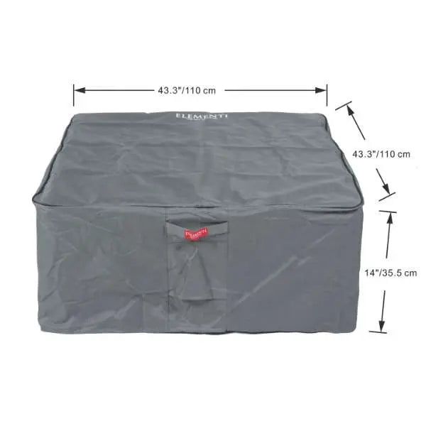 Elementi Plus Lucerne 42" Fire Table - Light Gray Elementi Plus