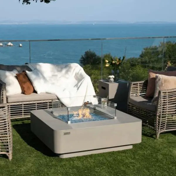 Elementi Plus Lucerne 42" Fire Table - Light Gray Elementi Plus