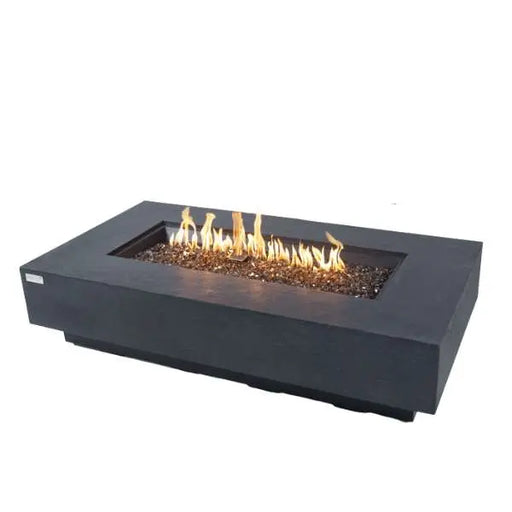 Elementi Plus Positano 60" Sandstone Fire Table - Dark Gray Elementi Plus
