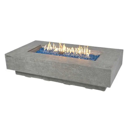 Elementi Plus Riviera 60" Sandstone Fire Table - Light Gray Elementi Plus