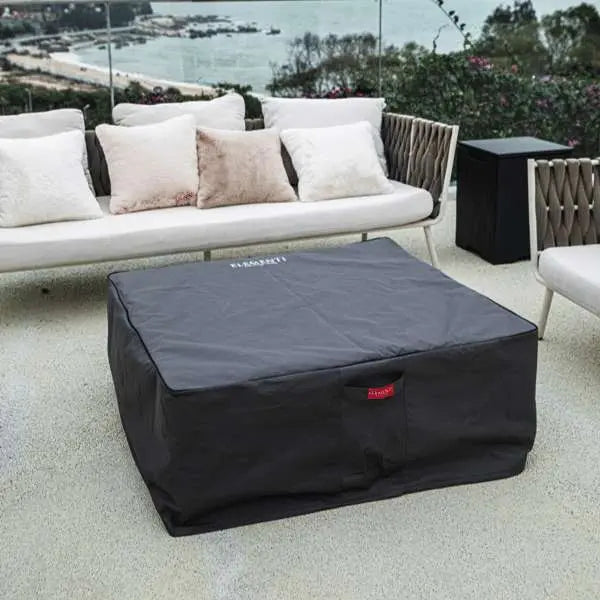 Elementi Plus Roraima 40" Sandstone Fire Table - Slate Black Elementi Plus