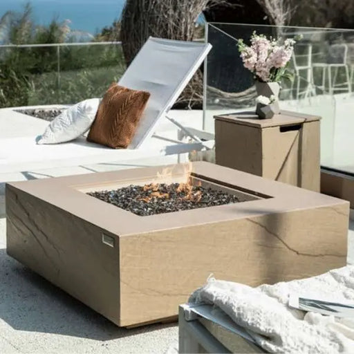 Elementi Plus Uluru 40" Sandstone Fire Table - Sunlight Yellow Elementi Plus