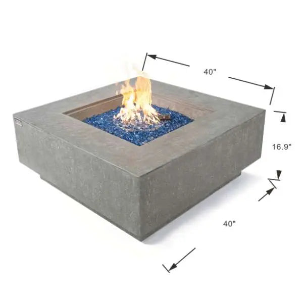 Elementi Plus Victoria 40" Fire Table - Space Gray Elementi Plus