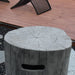 Manchester Cast Concrete Tank Cover in Gray ONB01-118CG Elementi