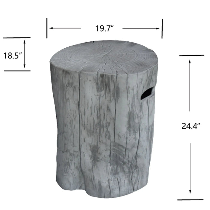 Manchester Cast Concrete Tank Cover in Gray ONB01-118CG Elementi
