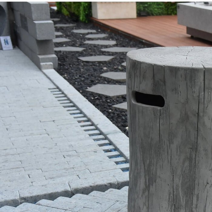 Manchester Cast Concrete Tank Cover in Gray ONB01-118CG Elementi