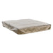 Elementi Montreal 34 in. x 34 in. Square Concrete Liquid Propane Fire Pit OFG221 Elementi