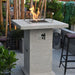 Elementi Montreal 34 in. x 34 in. Square Concrete Liquid Propane Fire Pit OFG221 Elementi