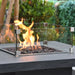 Elementi Montreal 34 in. x 34 in. Square Concrete Liquid Propane Fire Pit OFG221 Elementi