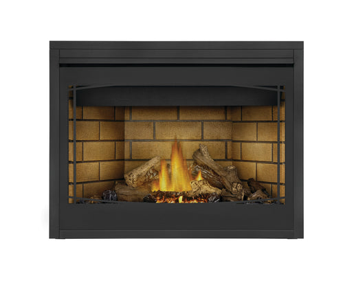 Napoleon Decorative Brick Panels Sandstone For Ascent™ Series Gas Fireplace - Sandstone brick panels installed in a Napoleon Ascent B46 fireplace