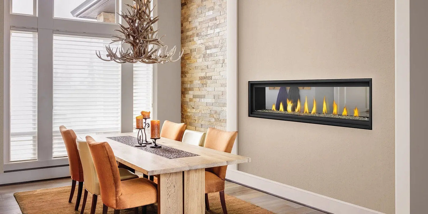 Napoleon Vector 38 Direct Vent See-Through Gas Fireplace Napoleon Hearth