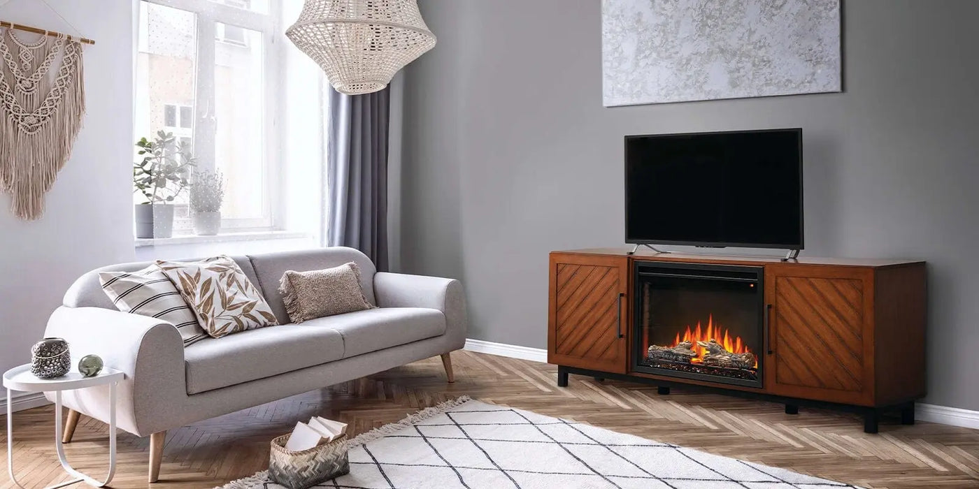 Napoleon Essential™ Series - The Charlotte Electric Mantel Package Electric Fireplace Napoleon Hearth