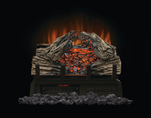 Napoleon Woodland Electric Log Set - log set with glowing embers, front view