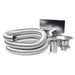 Napoleon Natural Vented Gas inserts Vent Components - Compressed Aluminum Flexible Gas Liner Kit, 30ft Length, 3" Diameter Napoleon Hearth