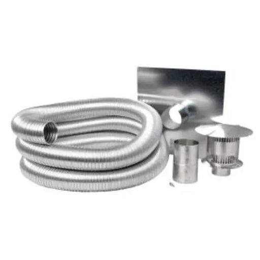Napoleon Natural Vented Gas inserts Vent Components - Compressed Aluminum Flexible Gas Liner Kit, 35ft Length, 3" Diameter Napoleon Hearth