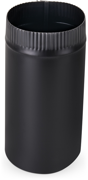 Napoleon black 24 gauge stove pipe, 6 inch diameter, 12 inch length