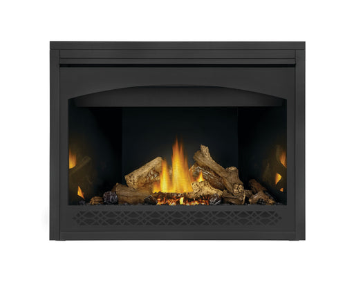 Napoleon Black Heritage Decorative Safety Barrier For Ascent™ Series Gas Fireplace - Black Heritage safety barrier on a Napoleon Ascent B46 fireplace